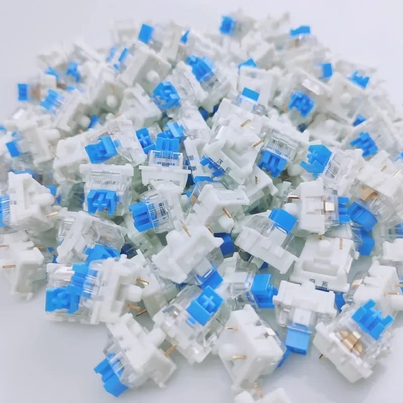 Interruttori Outemu per Tastiera Meccanica, Neri, Blu, Marroni, Rossi, 3 Pin, Antipolvere, Lineari, Tattili, Clicchietti, Silenziosi, Compatibili con Switch MX