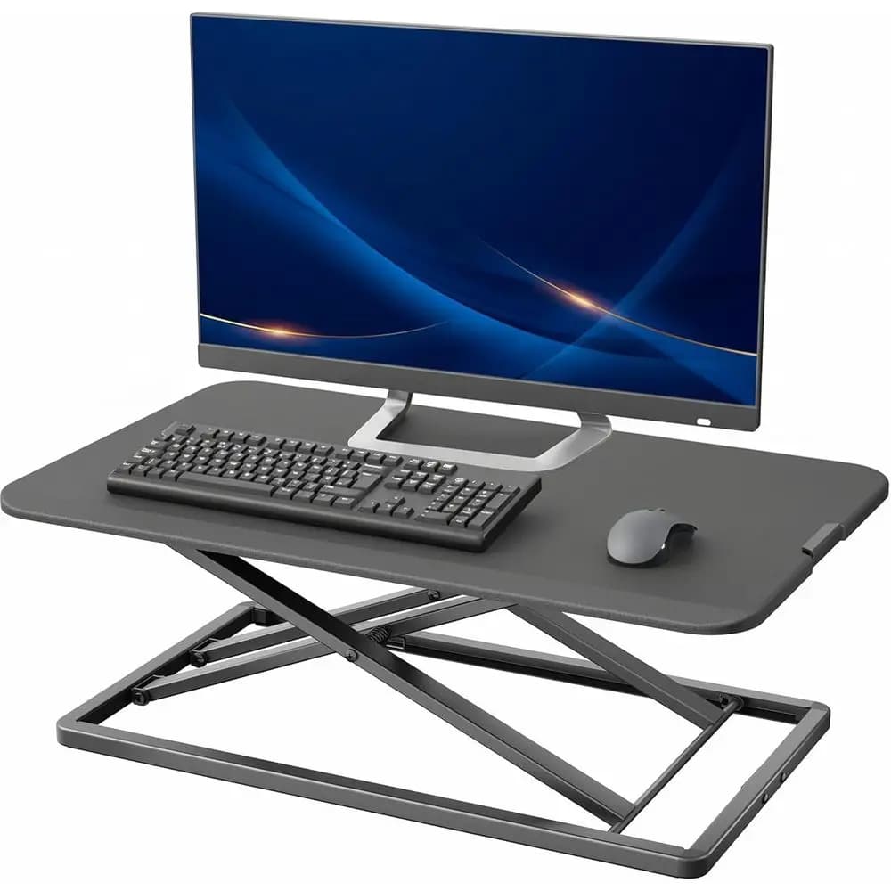Convertitore per Scrivania Regolabile in Altezza da 29 Pollici per Monitor e Laptop