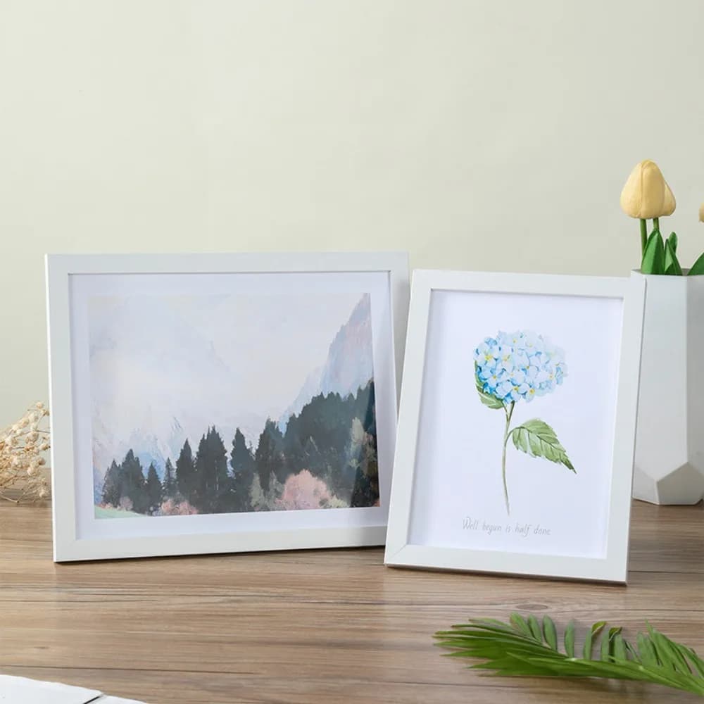 Cornice per foto in legno per appendere a parete 10X15 15X20 20X25cm A4 Cornice in legno Supporto per immagini Decorazioni per foto Regalo commemorativo