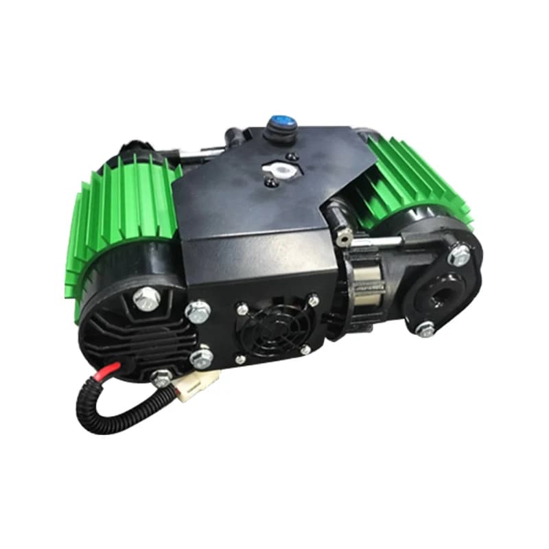 Compressore d'aria per gonfiaggio pneumatici 12V con alimentazione d'aria integrata ad alto rendimento con configurazione di impostazione illimitata