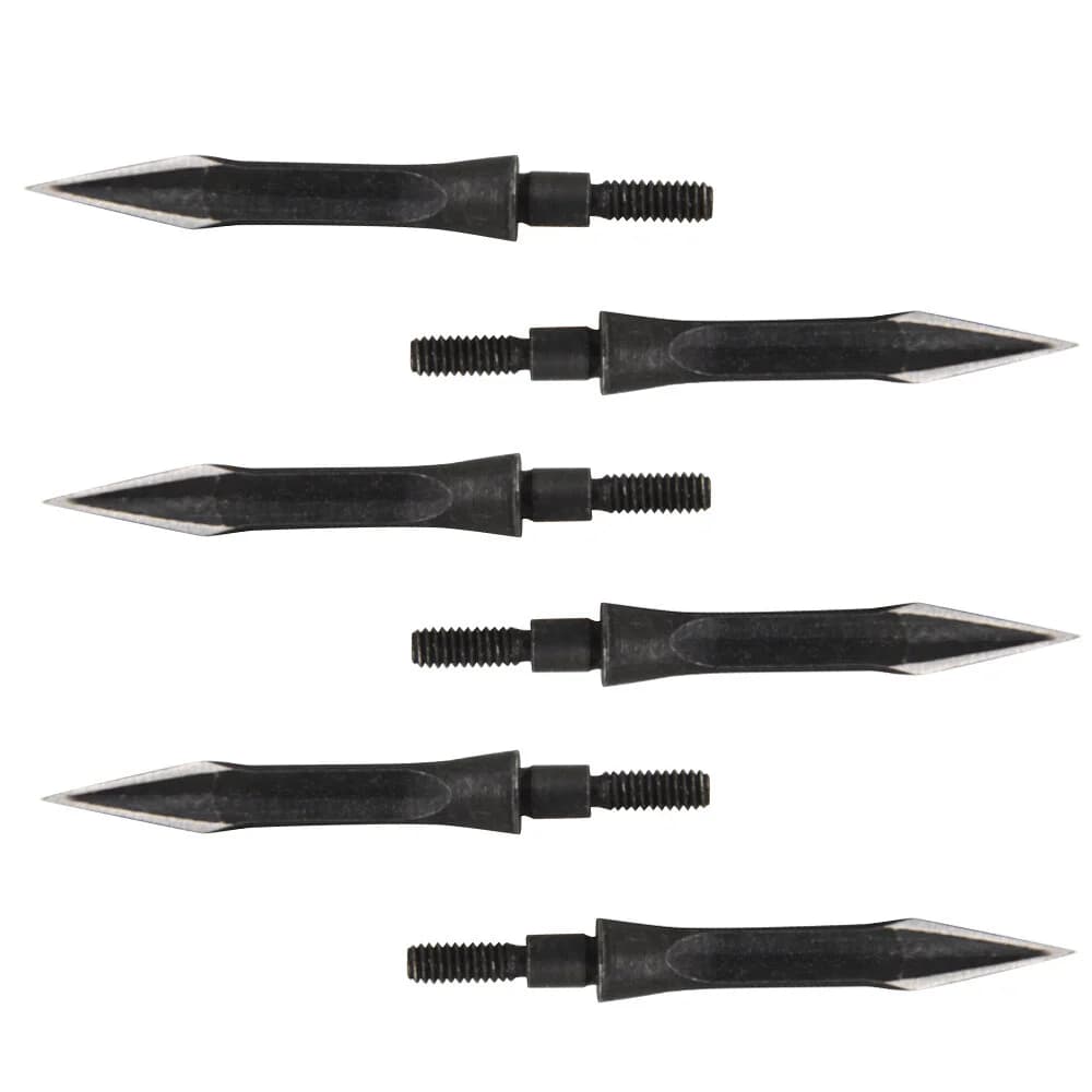 12pcs High Carbon Steel Arrowheads General Thread Hunting Broadheads for Recurve Compound Bow Target Shooting Outdoor Practice