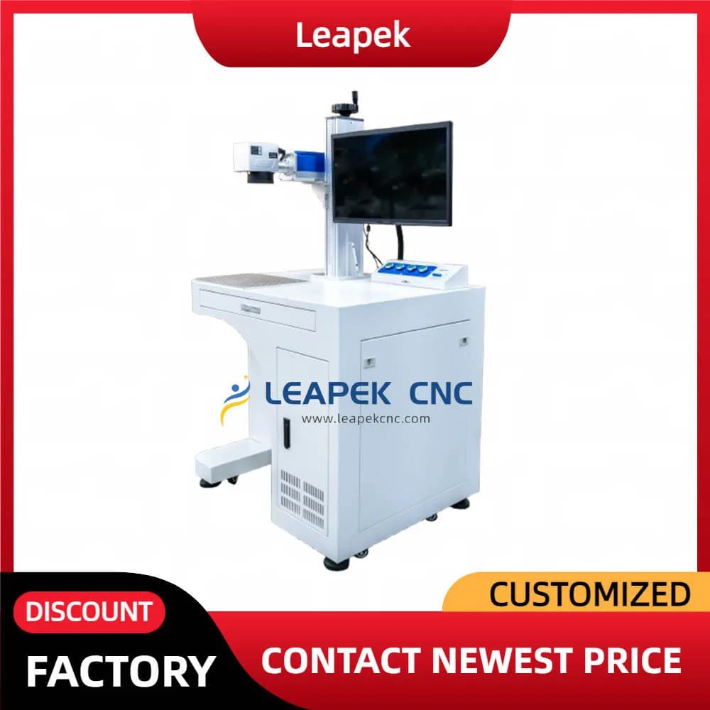 Portable 20W 30W 50W Metal LOGO Small Laser Engraver Printer Machine For Laser Marking Table Fiber
