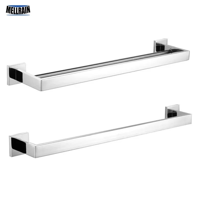 Bagno Breve Piazza Rastrelliera porta asciugamano Montato A Parete In Acciaio Inox 304 Portasciugamani Bar Lucidato A Specchio del Bicromato di potassio 1 & 2 Bar Scelta