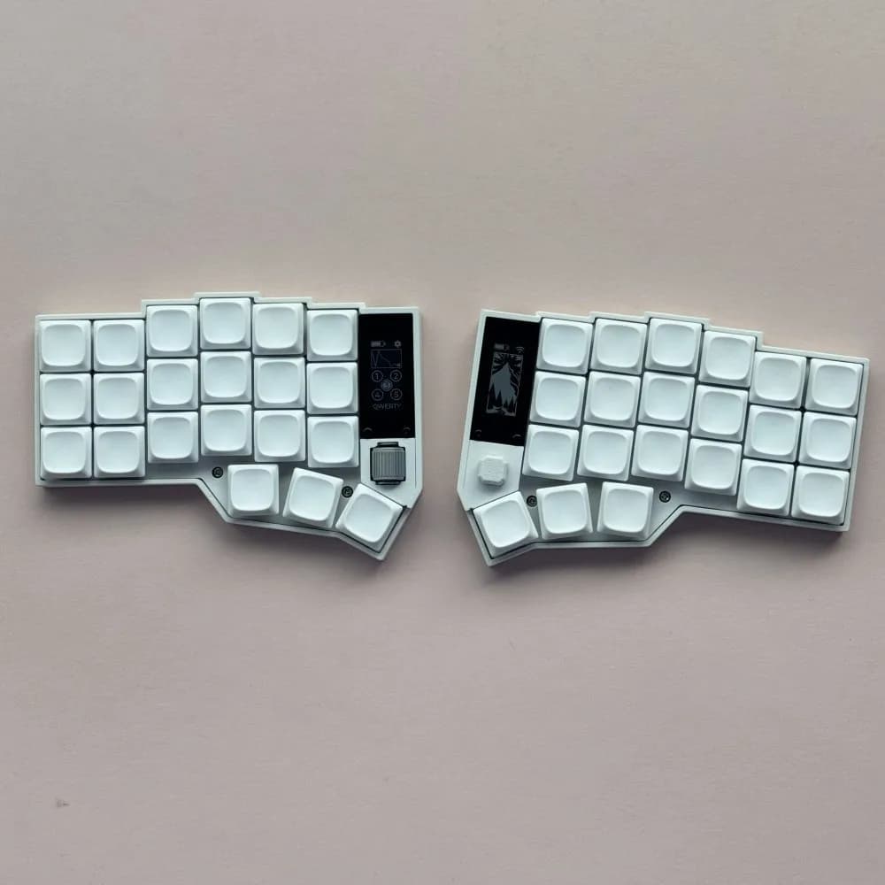 Corne Split Keyboard Kit Custom Wireless Joystick 3x6 Transparent Keyboard Dual-mode Kailh Choc V1 Low Profile Game Keyboard Kit