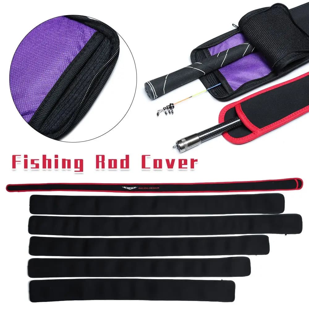 1 pz 150cm/140cm/130cm/120cm borsa per canna da pesca resistente all'usura custodia morbida addensata borse protettive custodia per canna attrezzatura da pesca