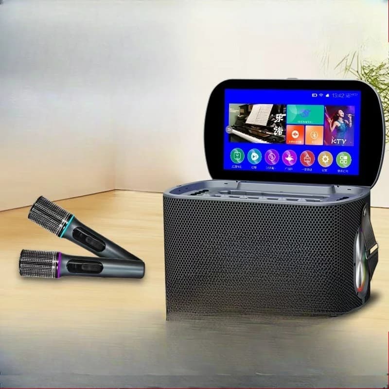 Outdoor Karaoke audio portable family karaoke song ordering machine mobile KTV audio set