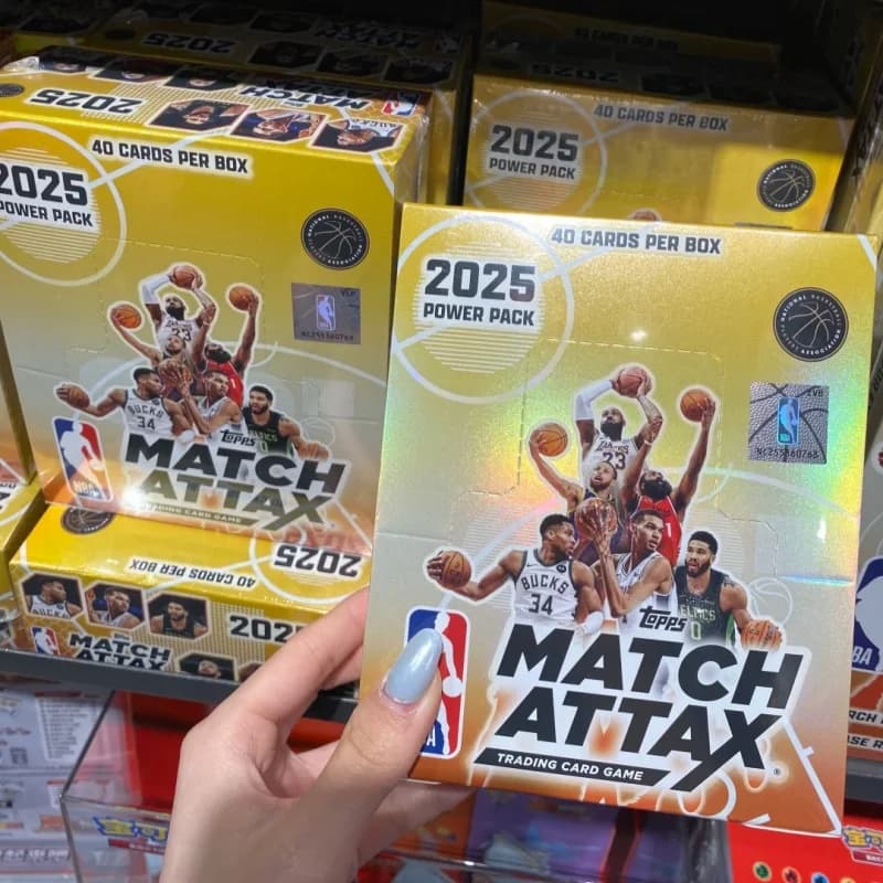 KAYOU NBA Star Card NBA MATCH ATTAX Basketball Match Card Superpower Pack Energy Pack Rare Collection Card Festival Gift