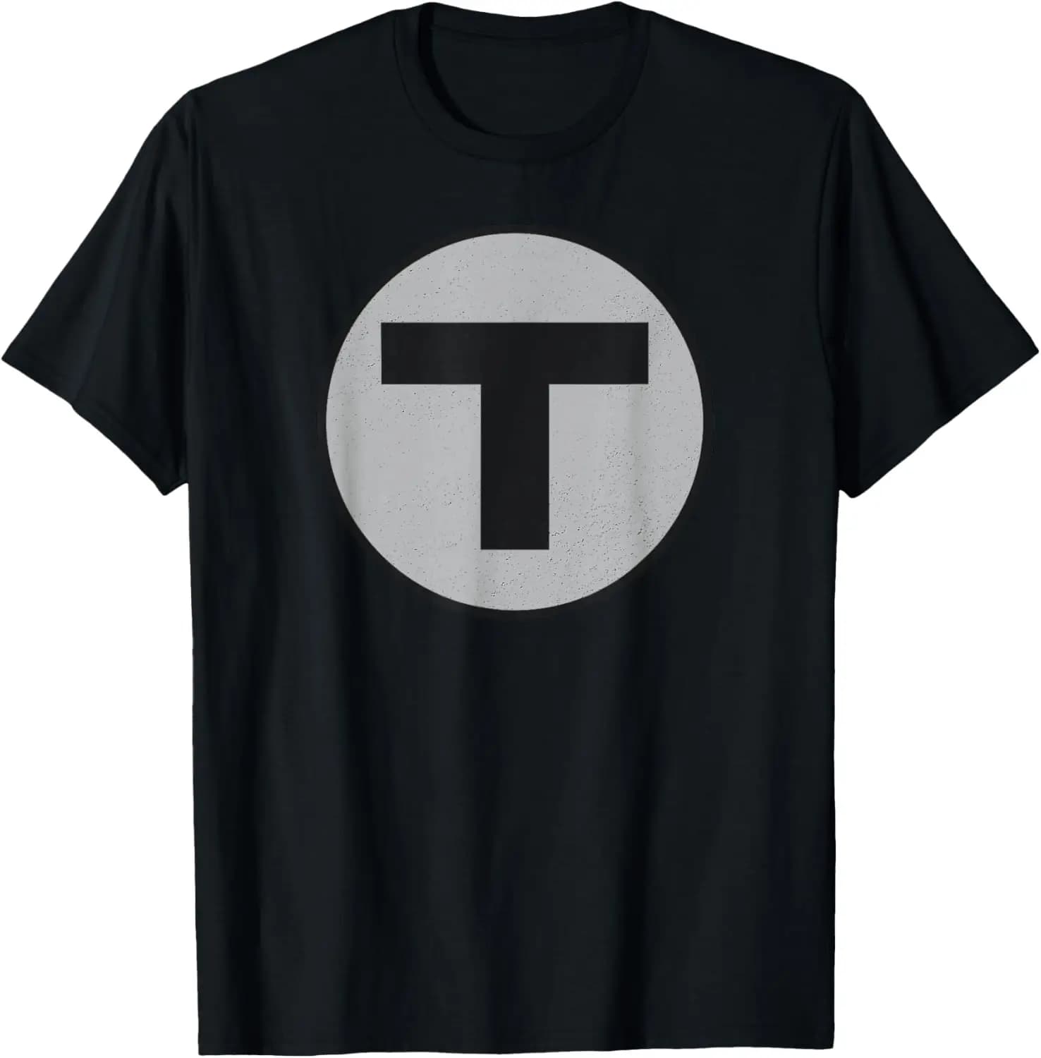 Boston T Vintage MBTA Train T-Shirt 100% Cotton Trendy Y2K Short-Sleeve Tee – Soft, Quick-Drying, & Moisture-Wicking; Ideal