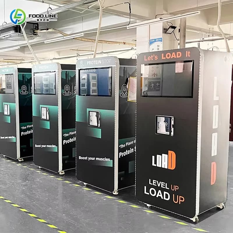 2025 New Protein Shake Vending Machine Automatic Self Service Whey Powder Vending Machine with card payment