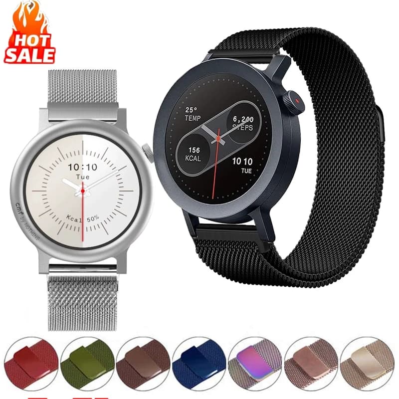 Cinturino ad anello milanese per CMF Watch Pro 2 Smartwatch Bracciale di ricambio Cinturino sportivo Correa per cinturino CMF Watch Pro 2
