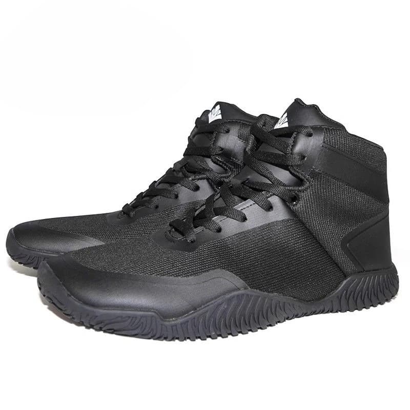 Scarpe da Wrestling Nere e Bianche 2026 Unisex con Suola in Gomma, Scarpe Sportive da Boxe per Coppie, Scarpe da Allenamento da Palestra Resistenti per Uomo e Donna