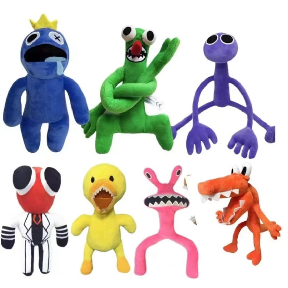 Popular 30cm Rainbowes Friends Plush Toys Animation Monster Stuffed Doll Role Cartoon Game Puppet Toys For Christmas Gifts