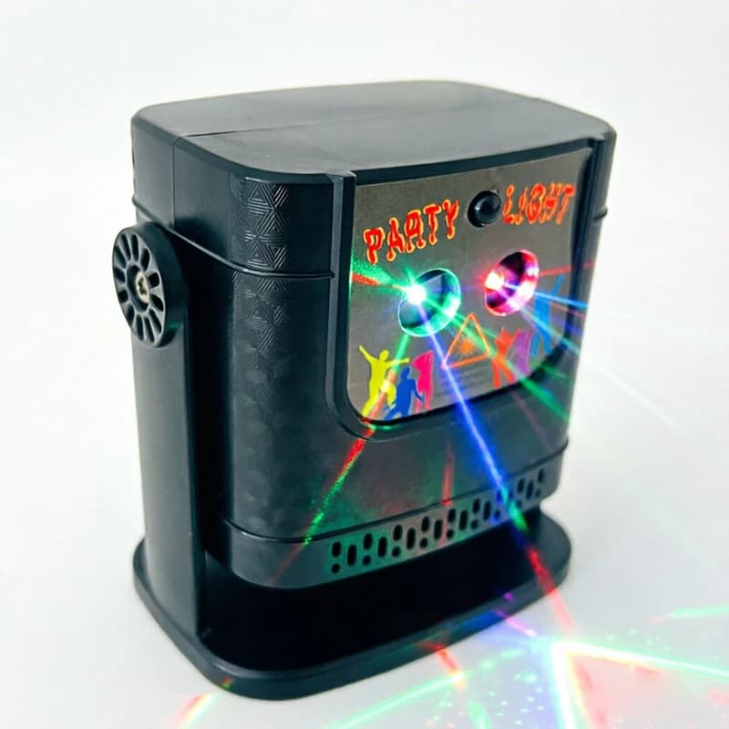 Proiettore Mini 2026 con 60 Motivi, Luci DJ per Feste, Effetto Disco per Auto, Telecomando, Lampada LED per Bar, Spettacolo Natalizio YR10