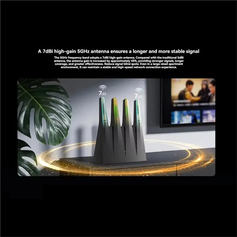 A53M-AX12 AX3000 Wifi 6 Dual Band 2.4/5G Router Wireless Repeater Easymesh Wifi+ NFC No-Password Wi-Fi Connection US Plug