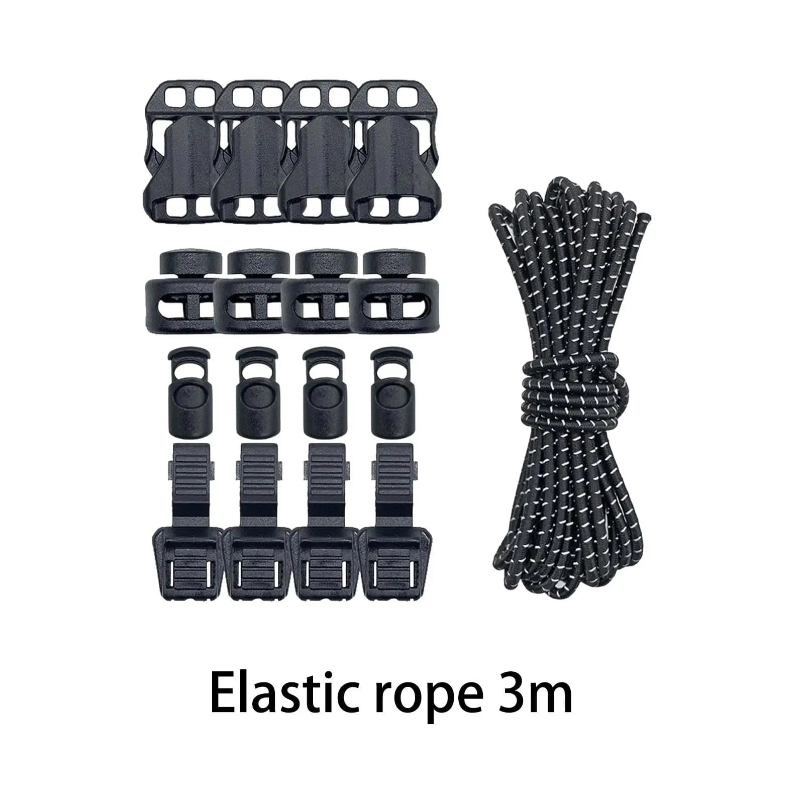 Elastic Corda Reflective Resistant for Backpack, Bolt, Trekking Stick - Safe Expansion and Fixing
