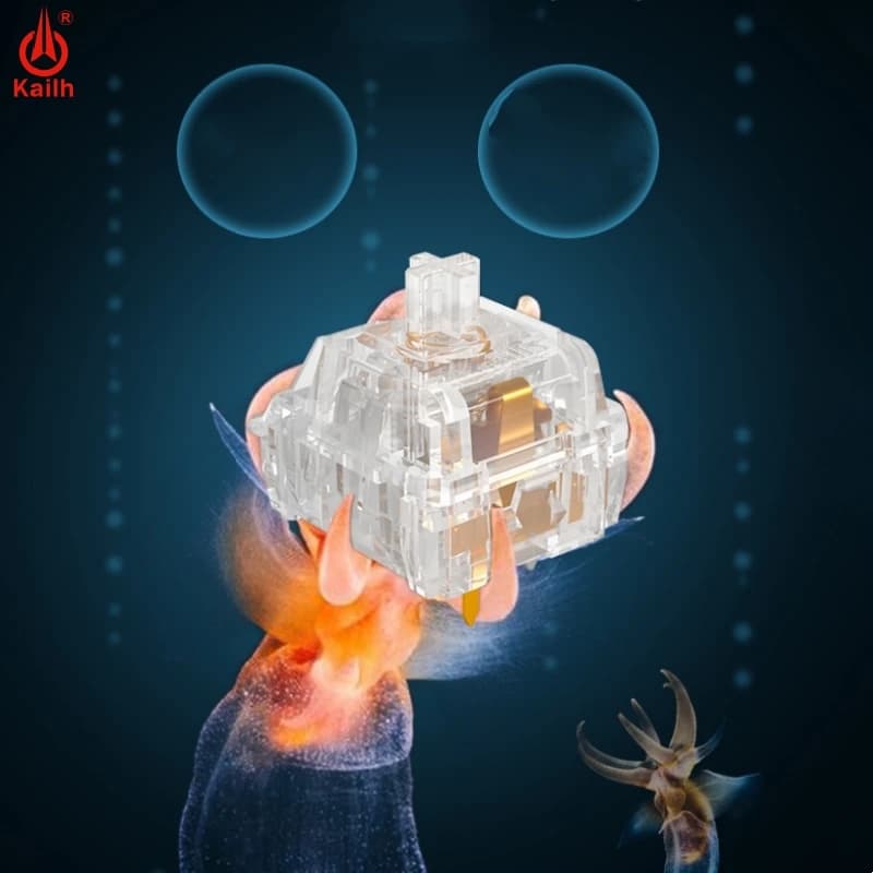 Kailh Clione Limacina MX Switch RGB SMD Kailh Interruttore tastiera meccanica Trasparenza PC tattile lineare
