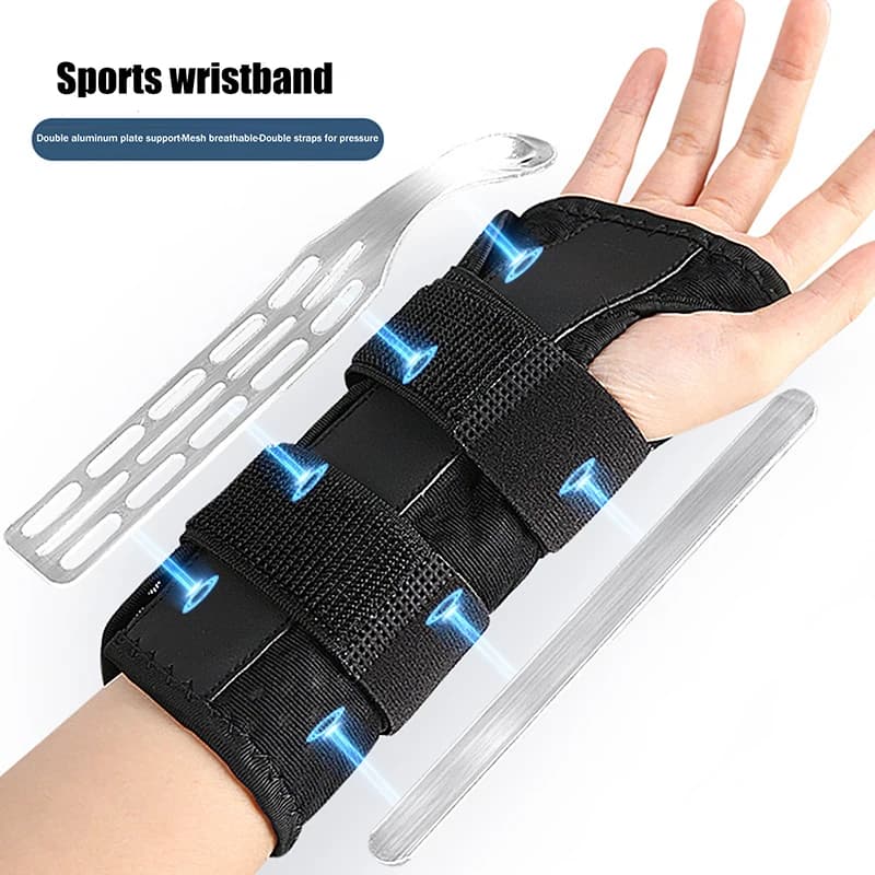 New 1PCS Wrist Brace For Carpal Tunnel Relief/Adjustable Night Wrist Support With Splints For Relief Injuries Pain