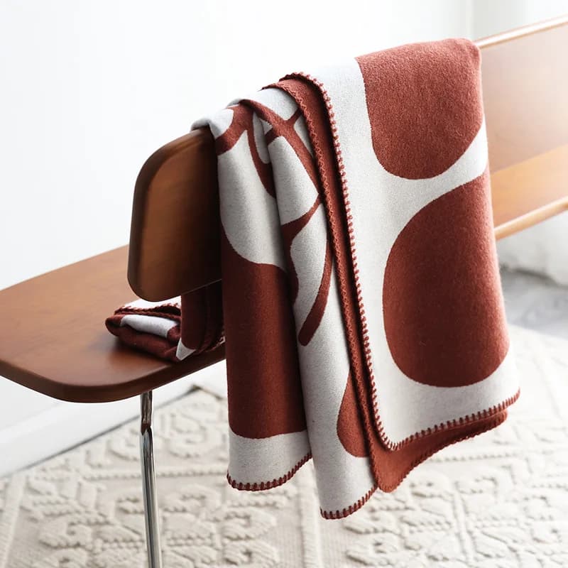 Drop Shipping Coperta da tiro in acrilico Coperte da letto in maglia calda 130 * 180 cm Copriletto Copriletto sul letto di casa