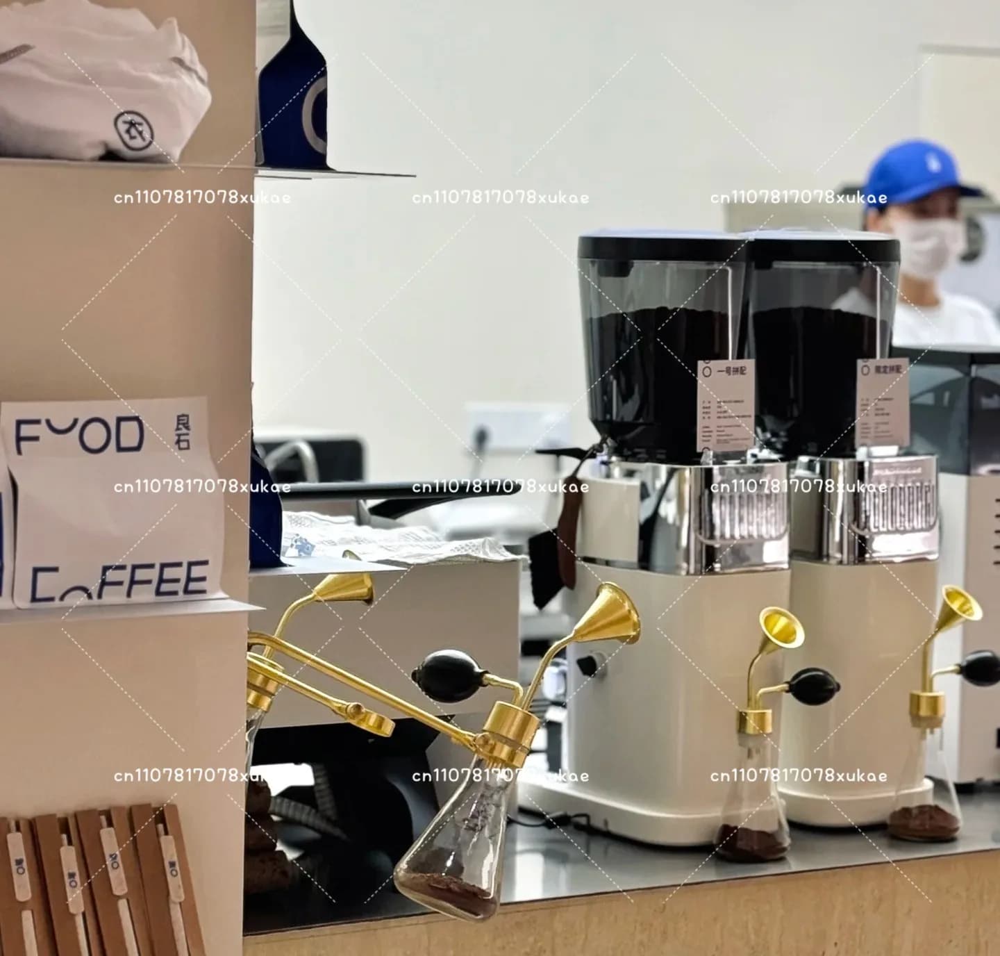 Glass Creative Fragrance Bottle SPA Spa Brass Fragrance Meter Baijiu Essential Oil Perfume Fragrance Coffee Beans