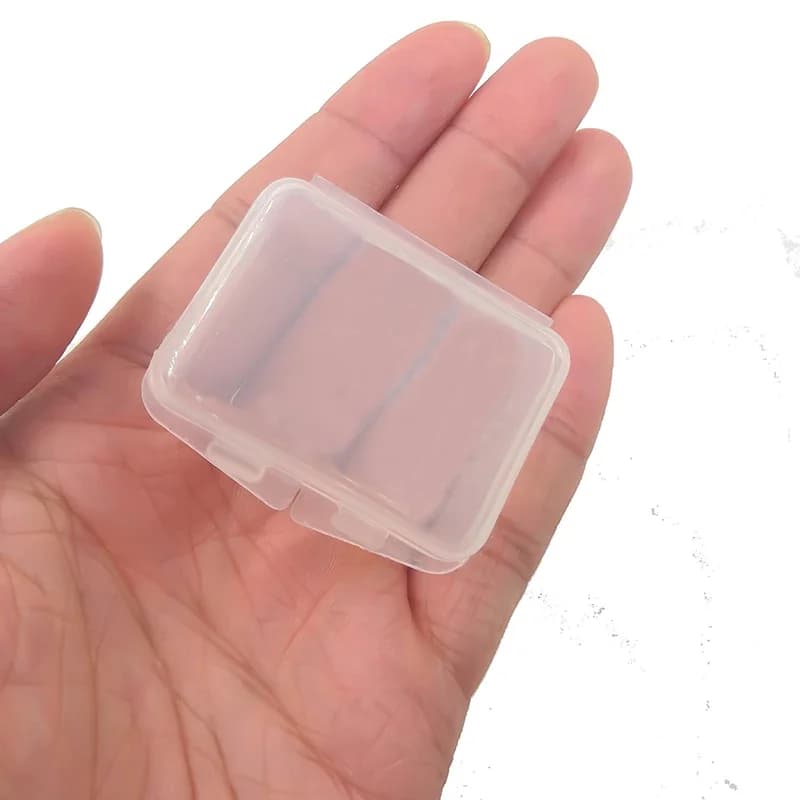 OUTKIT 4 Pz/Lot Fishing Equipment Boxes Fixed Small Fishing Box Plastic Storage Box Fish Rectangular Holder Hooks