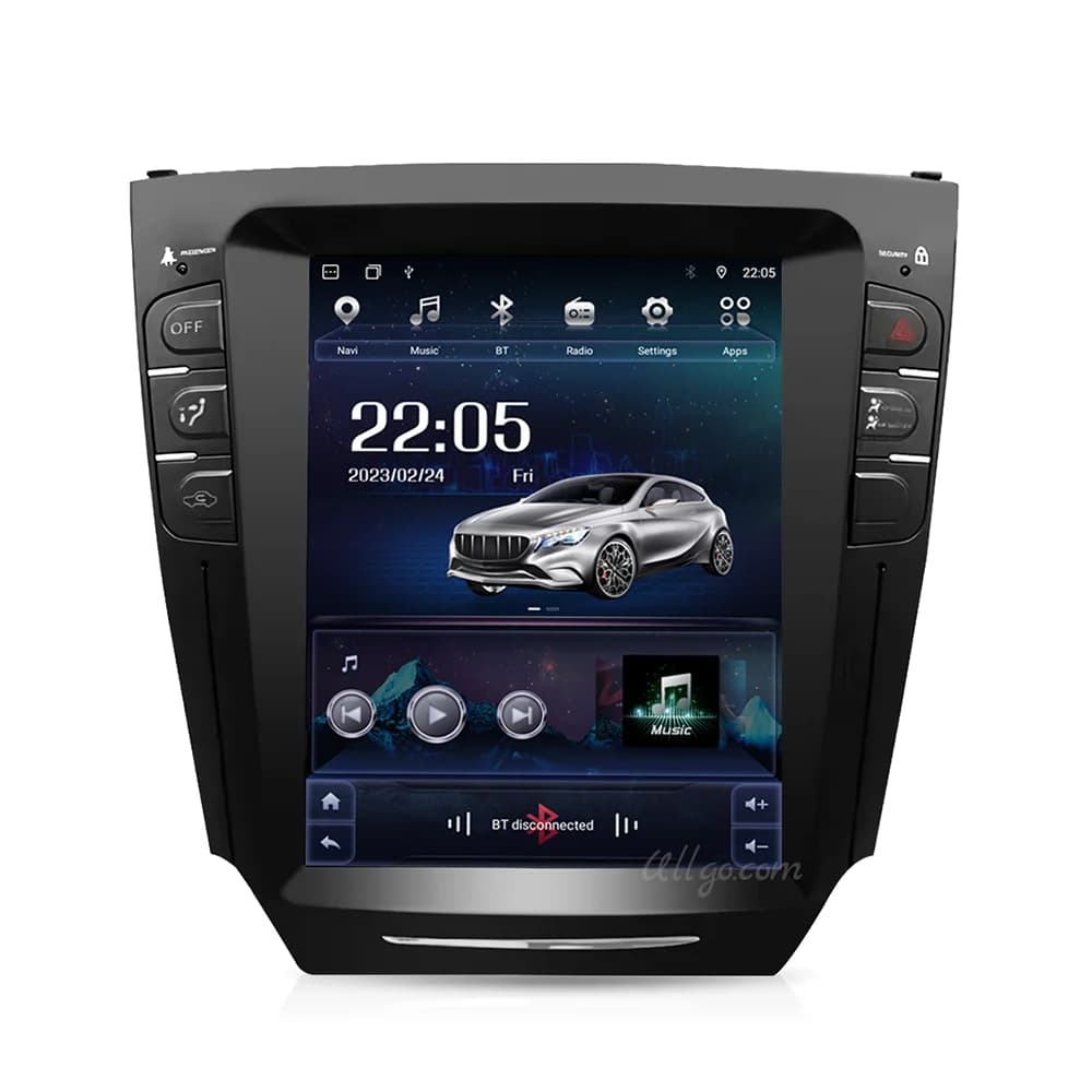 10.4 Autoradio Android con schermo verticale per Lexus IS200 IS250 IS300 IS300C 2006-2011