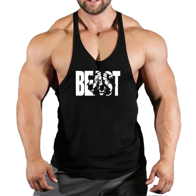 Gilet da uomo abbigliamento sportivo canotta marca gilet Bodybuilding e Fitness Stringer canottiere canottiera abbigliamento uomo camicia muscolare palestre