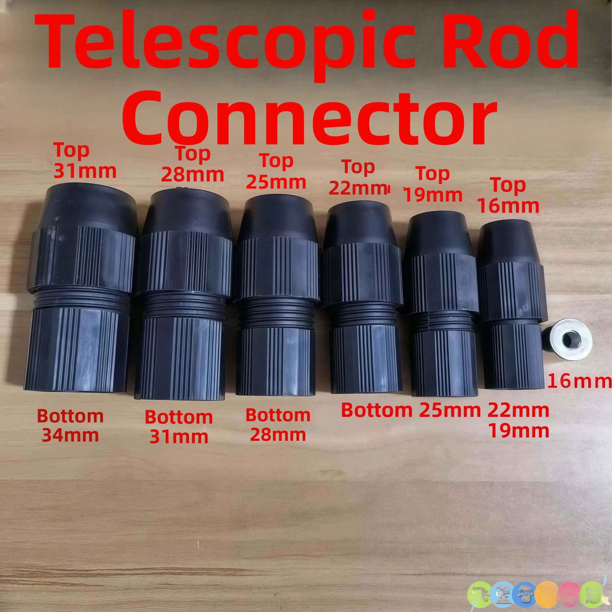 Accessorio per Asta Telescopica in Acciaio Inossidabile: Posizionatore con Fibbia di Bloccaggio Esterna per Connessione Tubi