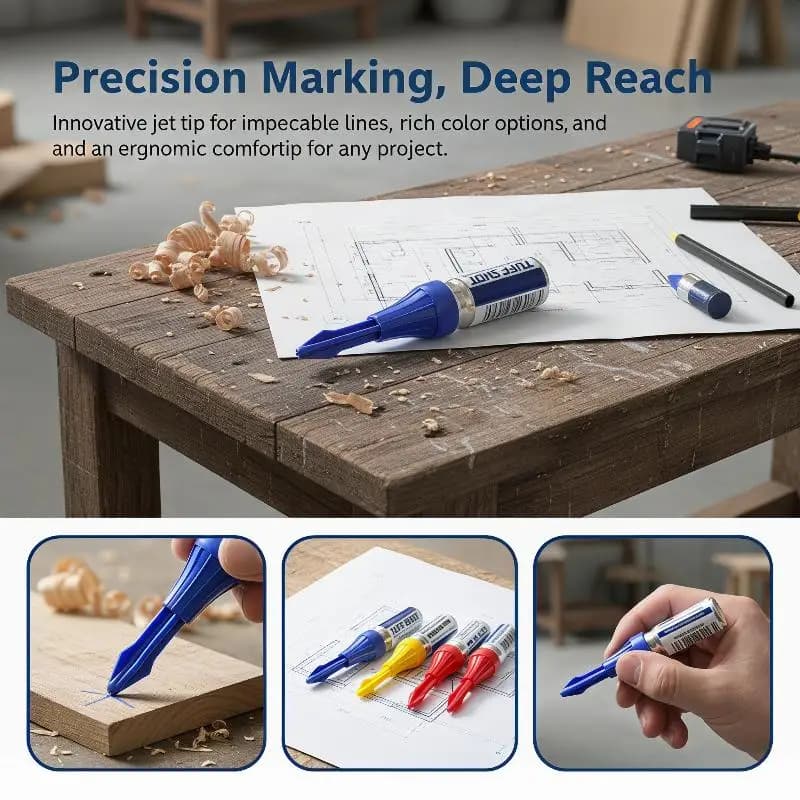 Innovative Green Scribed Notebook Woodworking Marker Pen Water Color Inkjet 20ml