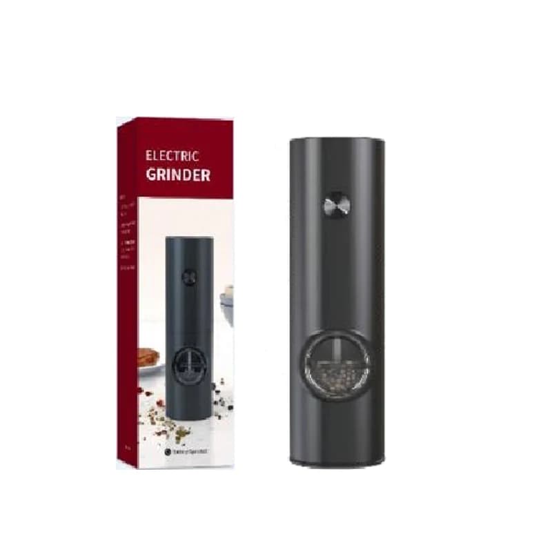 Set di 1/2 Macinapepe e Macinasale Elettrici Automatici con Luce LED, Macina Spezie Regolabile, Utensili da Cucina