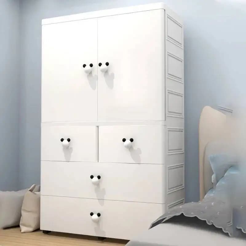 Deposito in plastica Armadi per bambini Armadietto per vestiti Organizzatore per camera Armadi per bambini Appendiabiti Cartello Mobili per bambini MR50CW