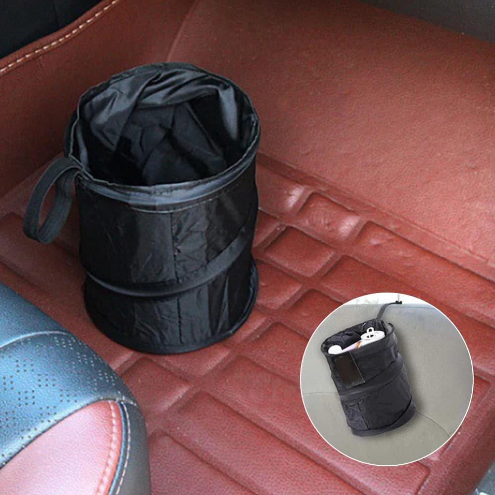 Cestino Pieghevole per Auto, Sacchetto per Rifiuti Impermeabile, Contenitore Pieghevole per Auto
