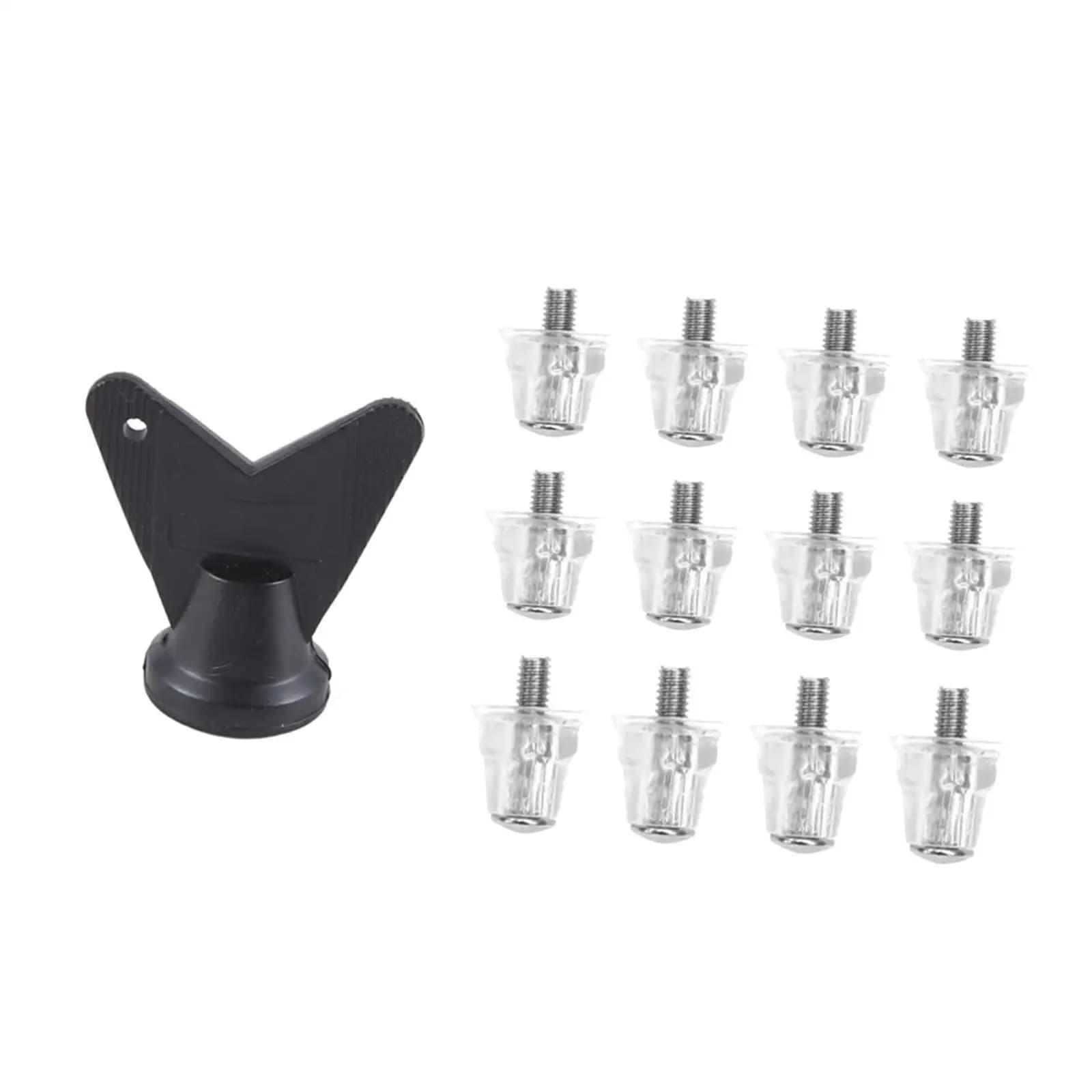 Aluminum Spare Parts for Football Shoes, Screw Nails for Football Shoes on Synthetic Grass, for Sport and Athletic sneaker