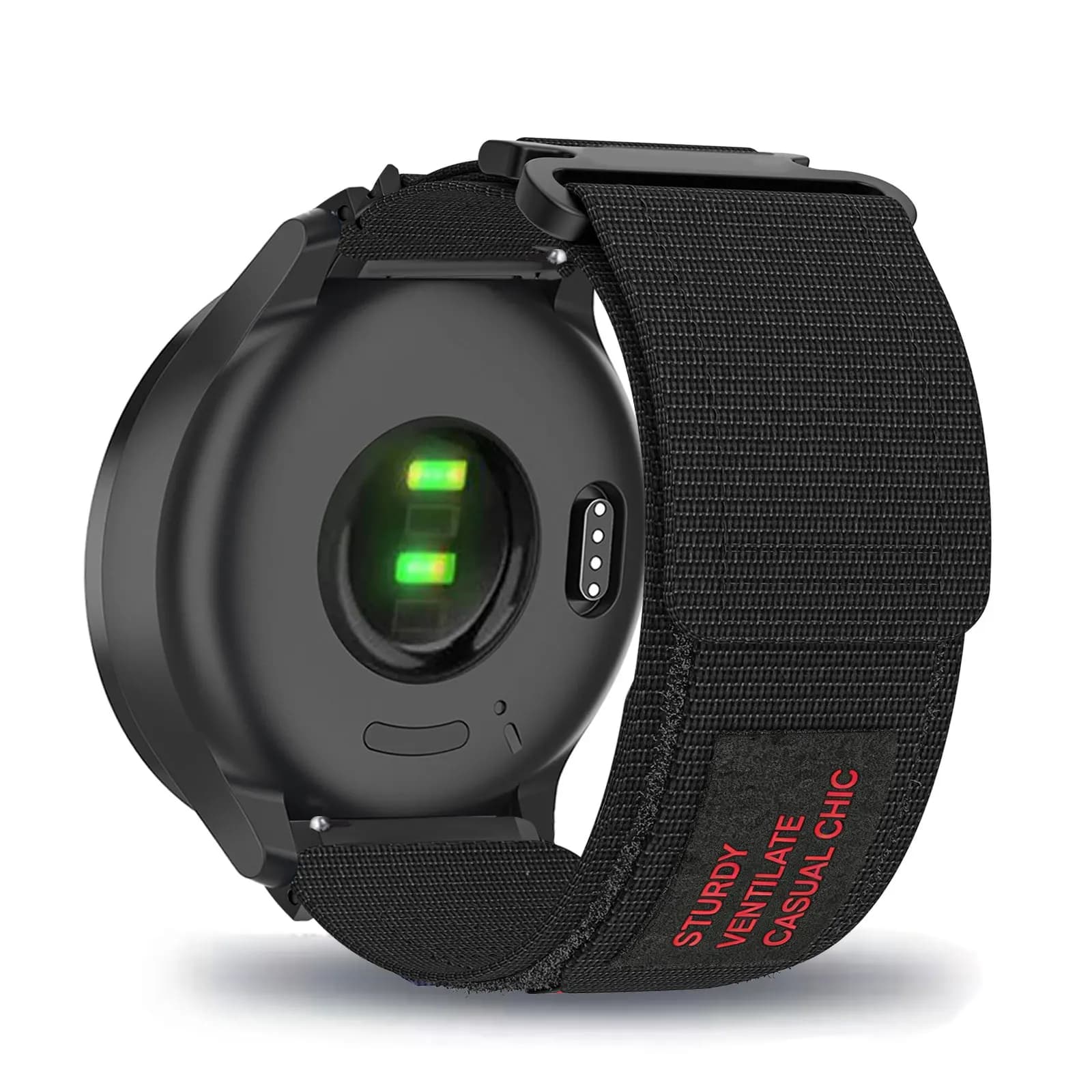 Cinturini in nylon con velcro per Garmin Vivomove 3/Sport/Style/Luxe/Trend/HR, cinturino Garmin D2 Air X10/Bounce 2 per uomo e donna