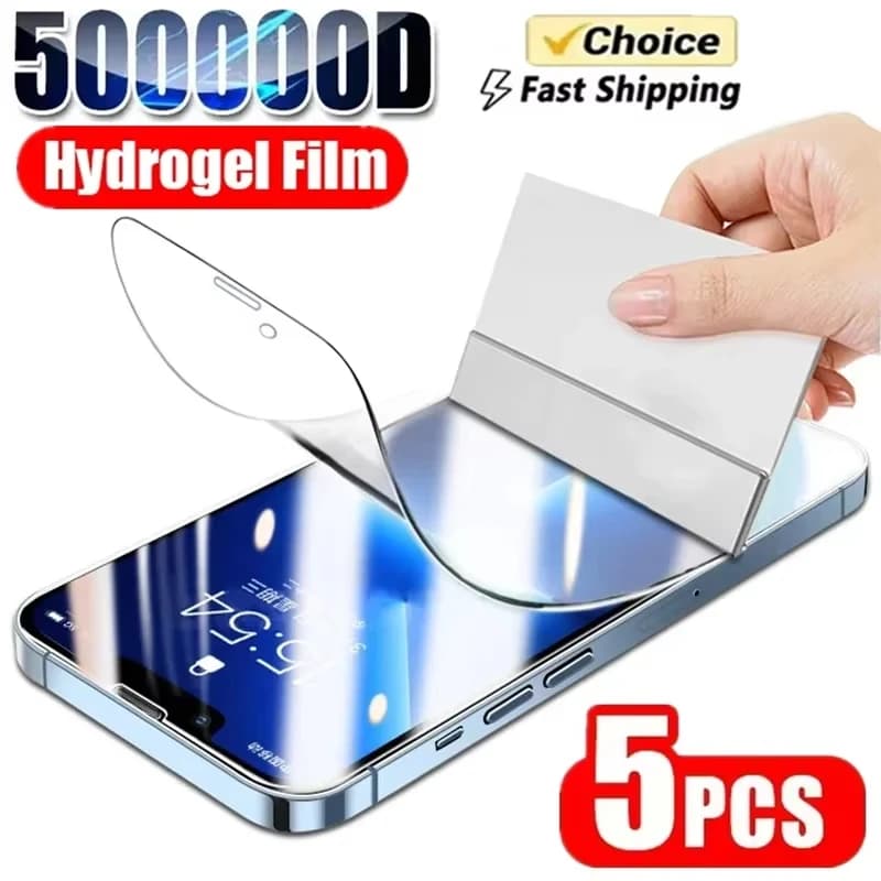 Pellicola idrogel a copertura totale per iPhone 17 16 14 11 13 12 15 Pro Max Protezione schermo aria per iPhone 16E Mini SE XR XS 7 8 Non in vetro