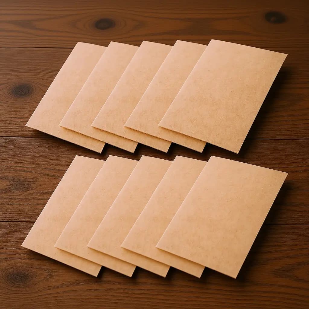 10 Pezzi Cartelle Portadocumenti A4 con Tasca Singola in Carta Kraft, Chiusura a Clip, Porta Documenti