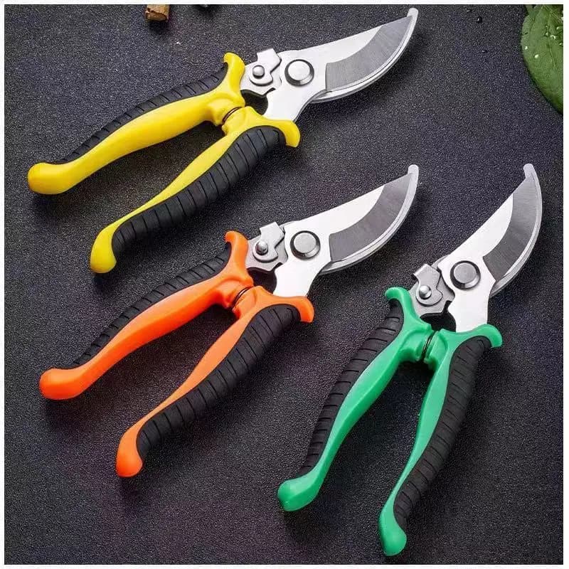 1pc Professional heavy-duty pruning shears with anti slip handle design - suitable for trimming thick and sturdy branches