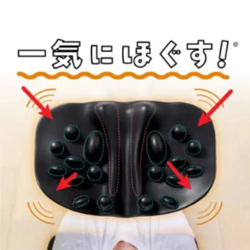Corea poliuretano PU massaggio in pelle autoannodante cuscino lombare trazione fisica scapola massaggiatore lombare della colonna vertebrale cervicale