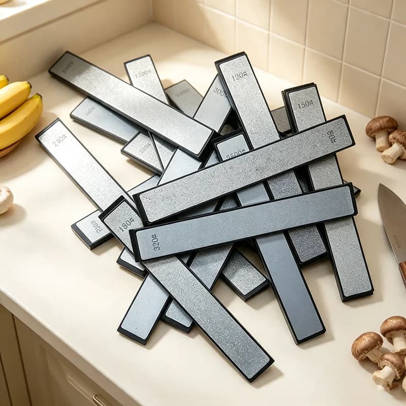 Fixed Angle Sharpen Strip diamond replacement stone 3-6pcs compatible Ruixin RX008 kitchen knife sharpener