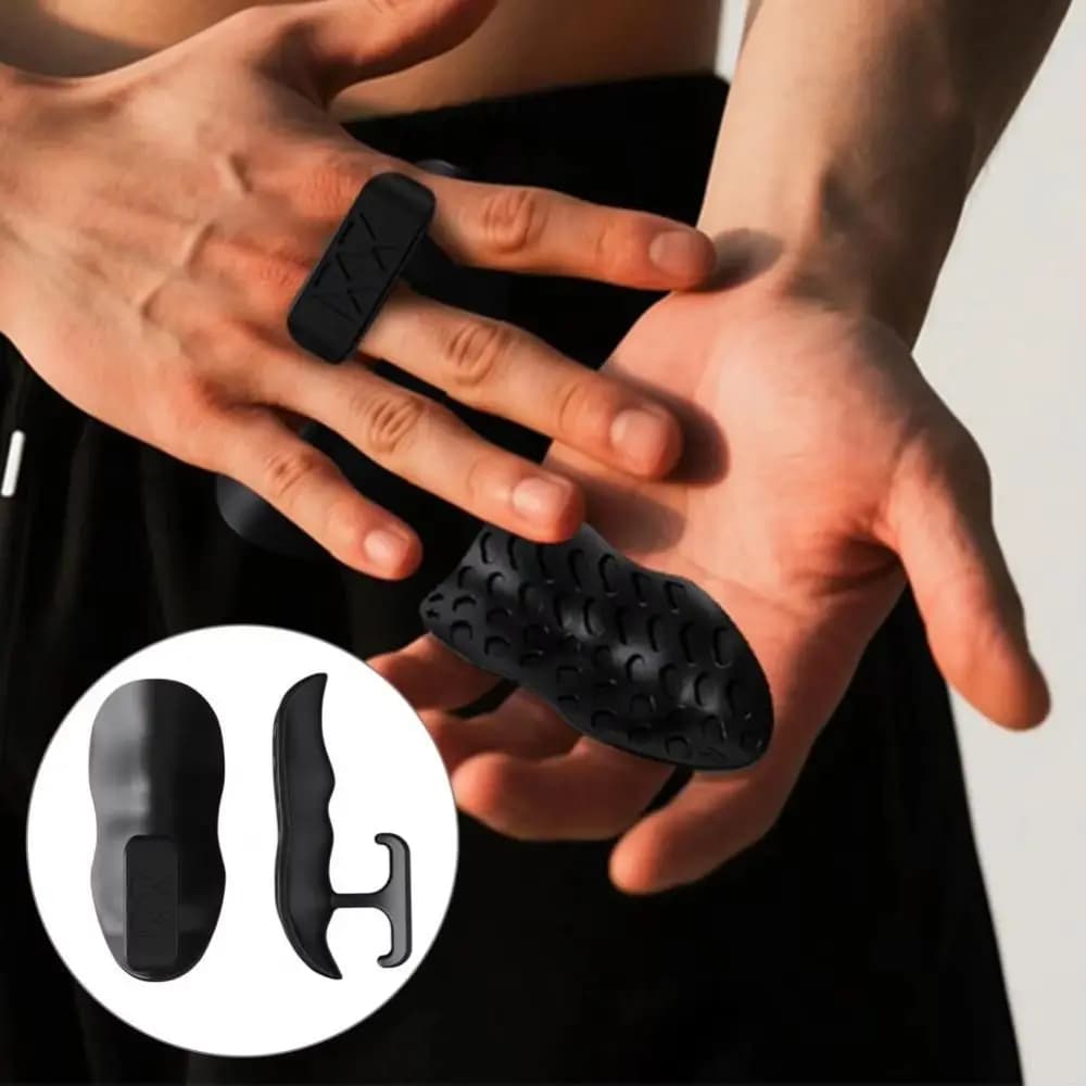 1 Pair Ergonomic Weight Lifting Grips Anti-slip Honeycomb-shaped Workout Gym Gloves Soft Thicken Silicone Palm Grips Gym/Fitness