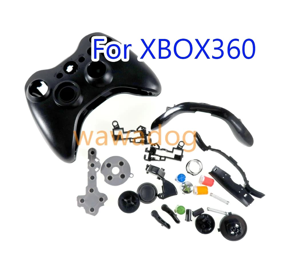 1 set di cover completa per controller cablato XBOX 360 con pulsanti e bumper analogici per accessori di gioco XBOX360