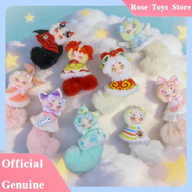 Nuova Serie Tutulong Cat Wish Catcher: Blind Box Toys, Adorabile Bambola in Vinile, Ciondolo per Borsa, Giocattolo Trendy, Kawaii Mystery Box, Regalo di Compleanno