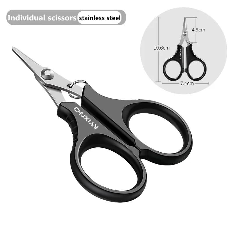 Pinze per forbici da pesca in acciaio inossidabile Pinze per taglierine a treccia in PE rivestite in titanio Carpa per tagliare accessori per utensili da pesca