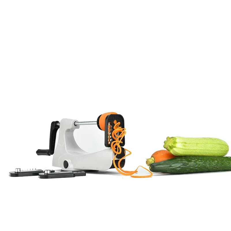 Zucchini Noodle Maker Spiralizzatore per spaghetti 3 lame Spiralizzatore per verdure Affettatrice a spirale Pasta vegetariana Spaghetti Maker per una salute