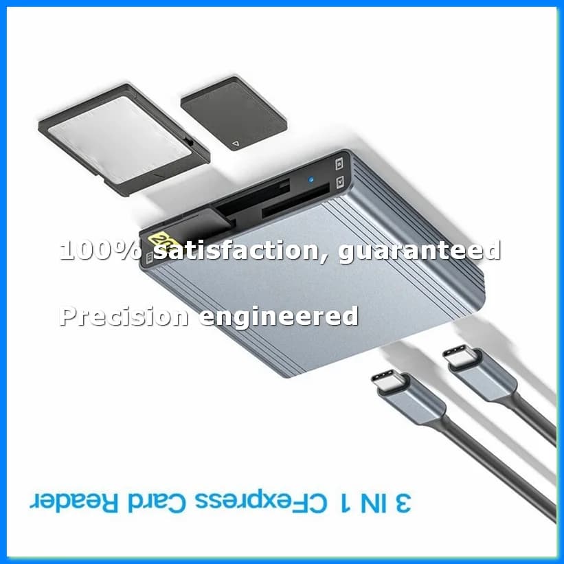 Card Reader for CFexpress Type A + Type B + SD Memory Card High Speed 10Gbps Data Transfer USB 3.1 Gen 2-A49I