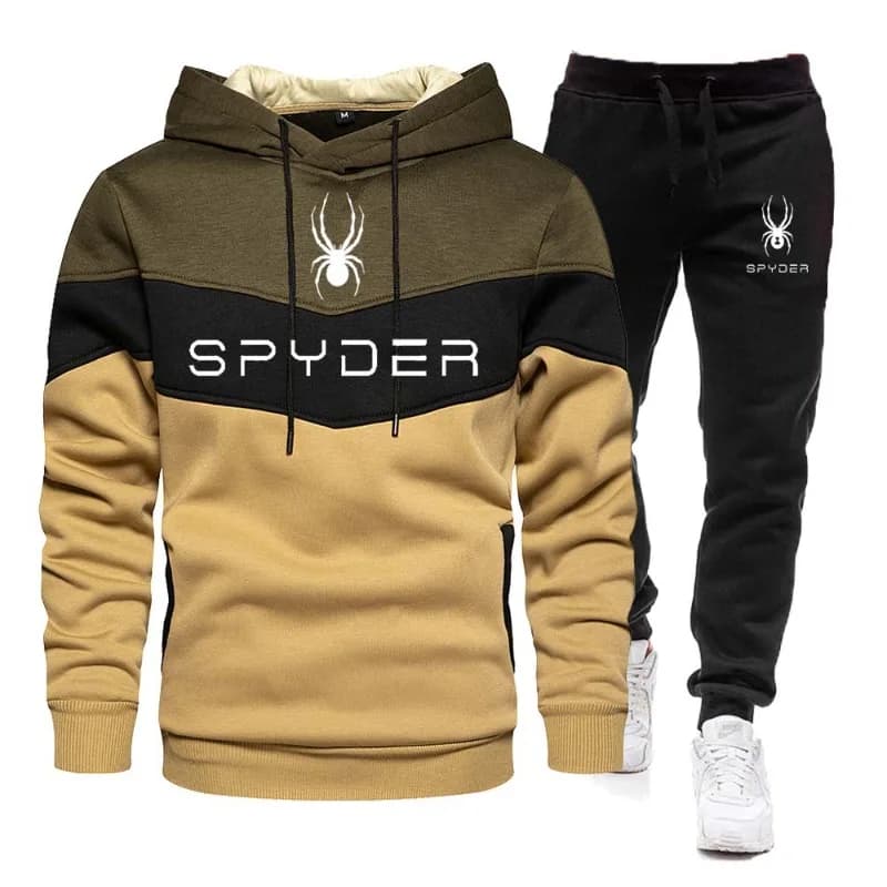 Hot Selling Minimalist Men Fall Winter Jogging Tracksuit Hoodie Sweatpants Outdoor Daily Casual Two Piece Sport Suit