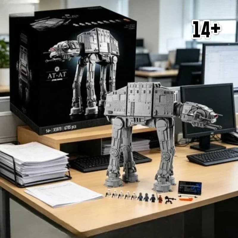 Bandai New Arrival 75313 6785PCS Large Combat Walker Building Blocks Premium Design Collection Gifts compatible with LEGO bricks