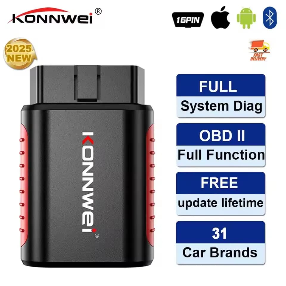 2026 KONNWEI KDIAG Scanner Diagnostico Auto Completo, Reset SAS EPB, Programmatore ECU, Strumento Diagnostico OBD OBD2 per Auto pk Thinkdiag MINI