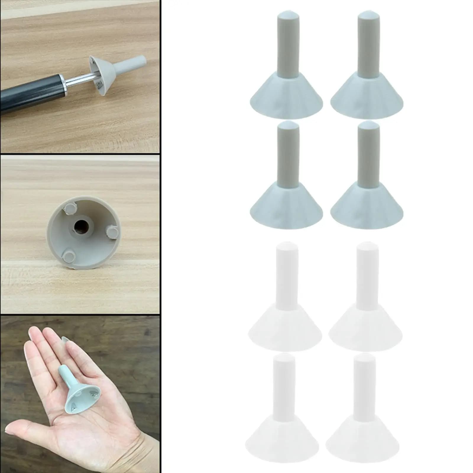 4 cappucci di protezione isolanti per pali della tenda, anti per campeggio, escursionismo, zaino in spalla, accessori per tende
