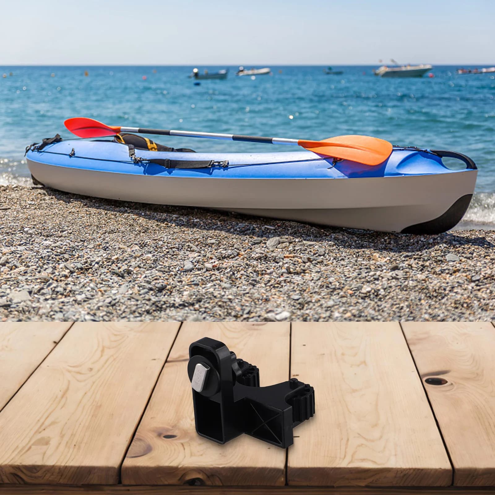 For Fishing for kayak Flexible Paddle Holder Fishing for kayak Accessories for kayak Fishing Comfortable Paddle for access No