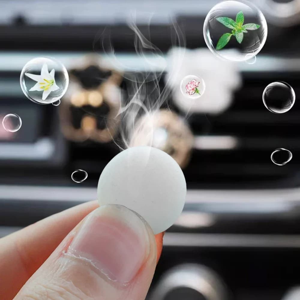 Car Deodorant Replacement Tablet, Taste Suplement, Solid Fragrance, Fragrant Bearings, Perfume Recharge for Air Mouth Cleaner